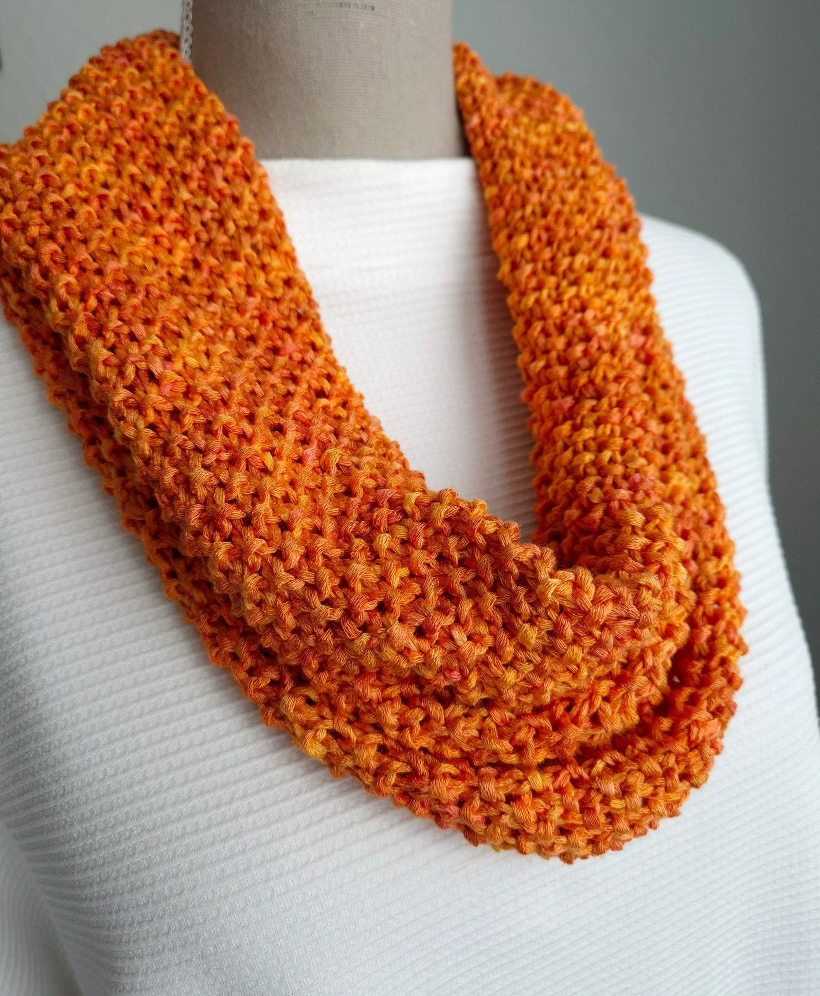 Simpler Loop Stricken Loop-Schal im Perlmuster ganz einfach selber stricken – BaryWoll