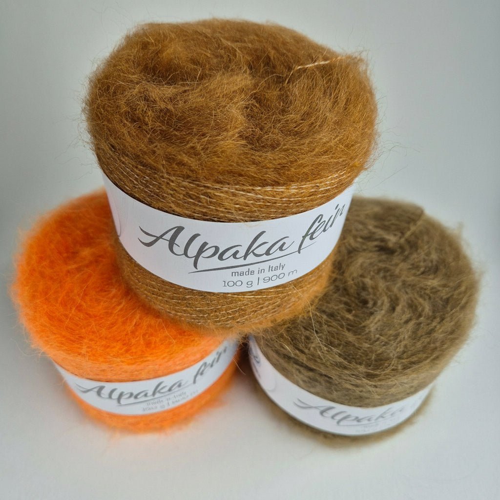 Alpaka Fein von BaryWoll - Farbe 22 Khaki - 100g - BaryWoll