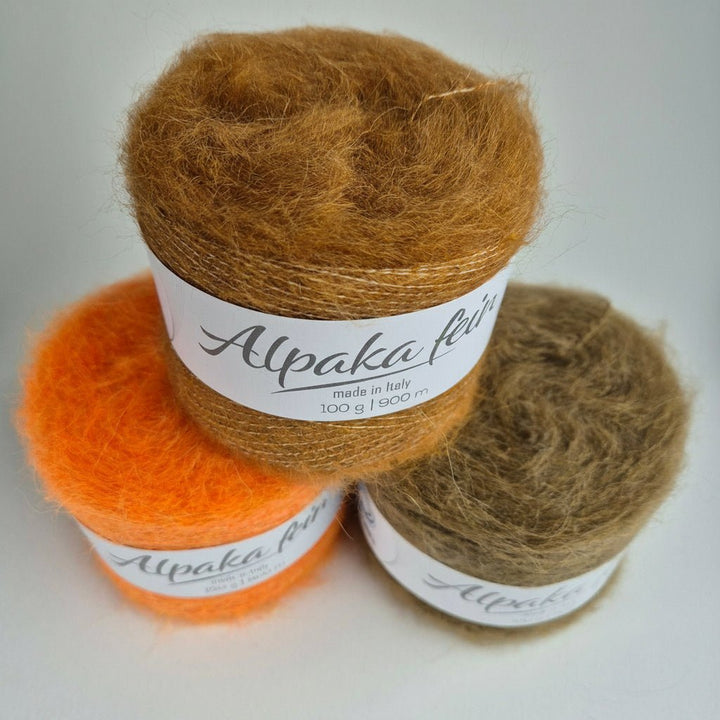 Alpaka Fein von BaryWoll - Farbe 22 Khaki - 100g - BaryWoll