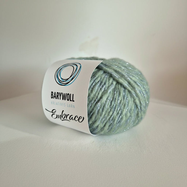 BaryWoll Embrace 77 Minze – Luxusgarn mit Kaschmir & Merinowolle - BaryWoll