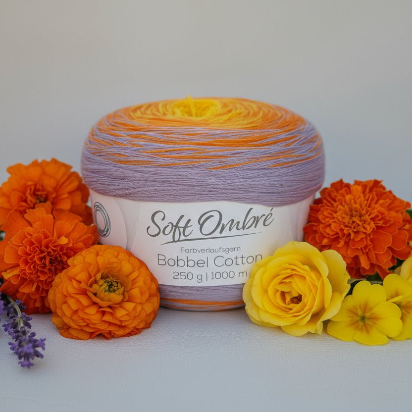 BaryWoll Farbverlaufsgarn Bobbel "Soft Ombré" Farbe 315 - BaryWoll