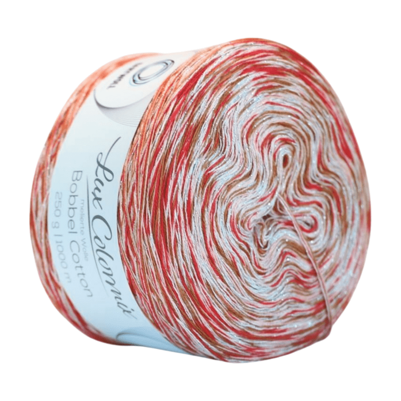 Bobbel Lux Colormix 788 - Farbverlaufsgarn mit Glitzer 250g - BaryWoll