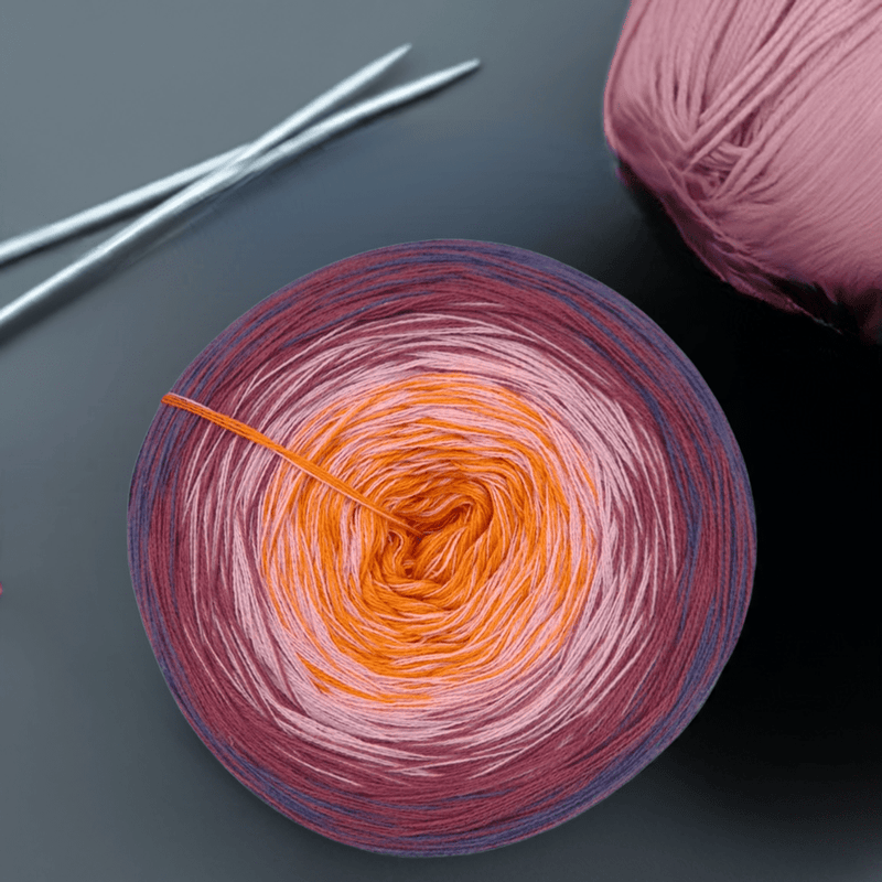 BaryWoll Farbverlaufsgarn Bobbel "Creative Ombré" Farbe 414 - BaryWoll