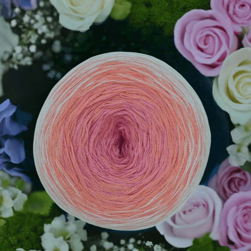 BaryWoll Farbverlaufsgarn Bobbel "Soft Ombré" Farbe 324 - BaryWoll