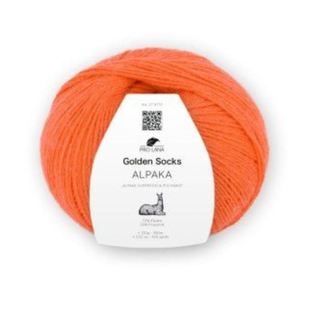 Golden Socks Alpaka Sockenwolle von Pro Lana – 70% Alpaka, 390m - BaryWoll