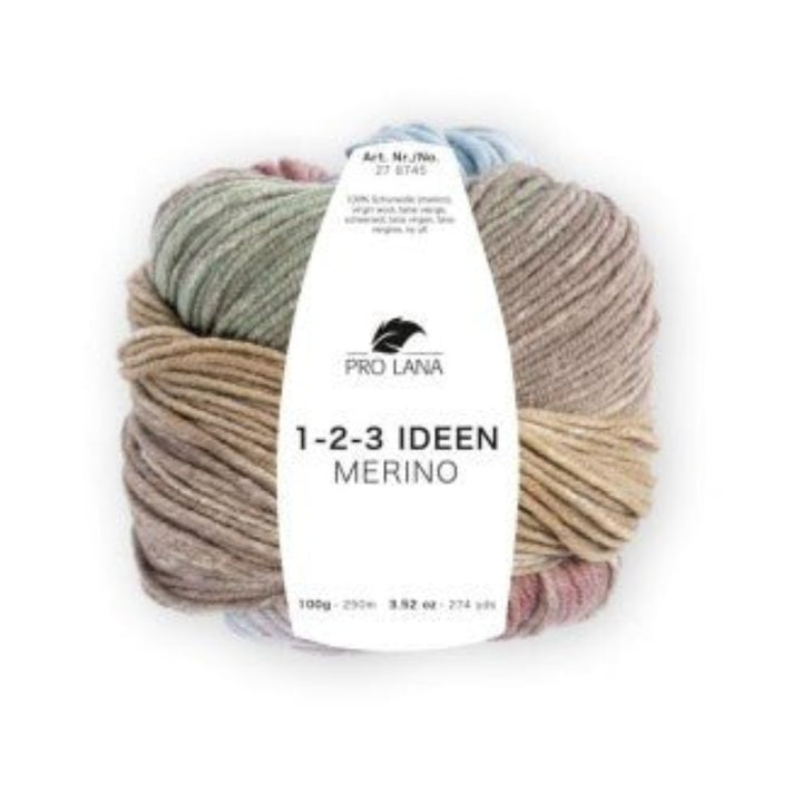 Pro Lana 1 - 2 - 3 Ideen Merino – 100% Merinowolle mit Farbverlauf, 250m - BaryWoll