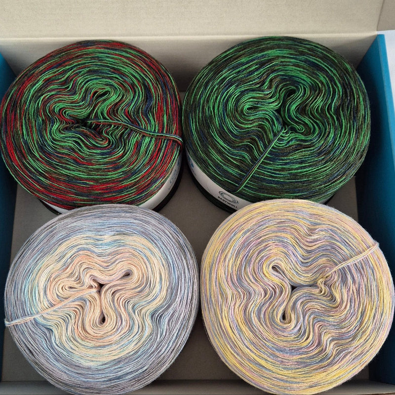 Wollbox 51 – Hochwertige Garne für große Strick - und Häkelprojekte - BaryWoll