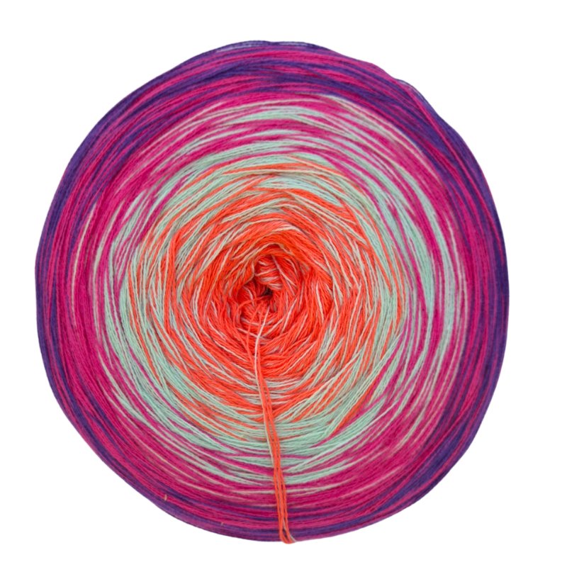 BaryWoll Farbverlaufsgarn Bobbel "Soft Ombré" Farbe 313 - BaryWoll