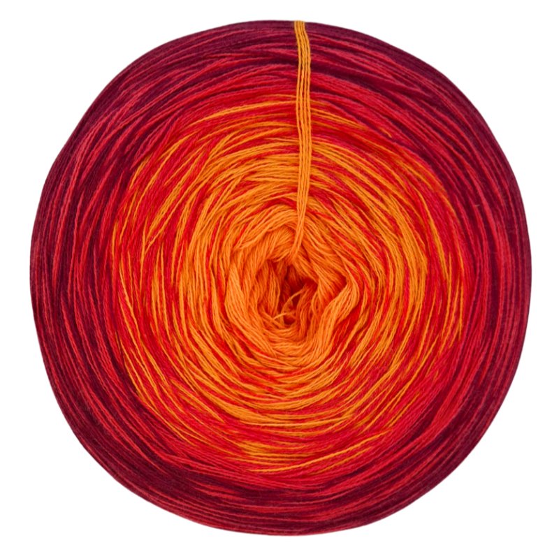 BaryWoll Farbverlaufsgarn Bobbel "Soft Ombré" Farbe 319 - BaryWoll
