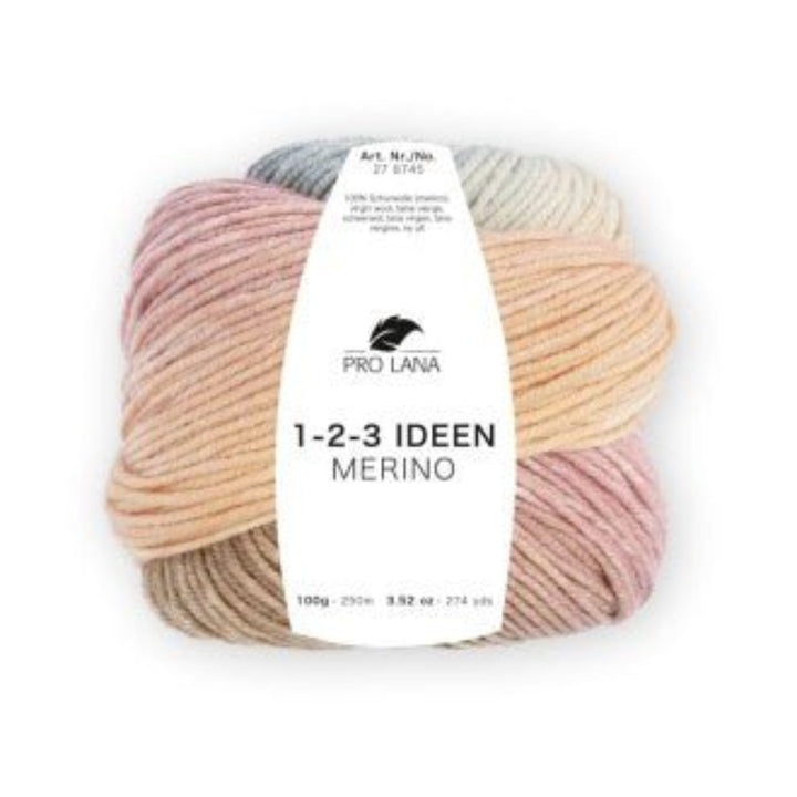 Pro Lana 1 - 2 - 3 Ideen Merino – 100% Merinowolle mit Farbverlauf, 250m - BaryWoll
