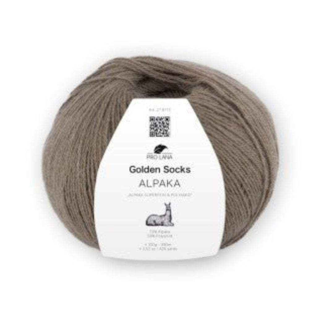 Golden Socks Alpaka Sockenwolle von Pro Lana – 70% Alpaka, 390m - BaryWoll