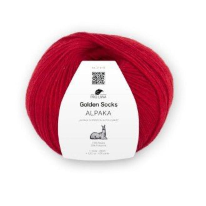 Golden Socks Alpaka Sockenwolle von Pro Lana – 70% Alpaka, 390m - BaryWoll