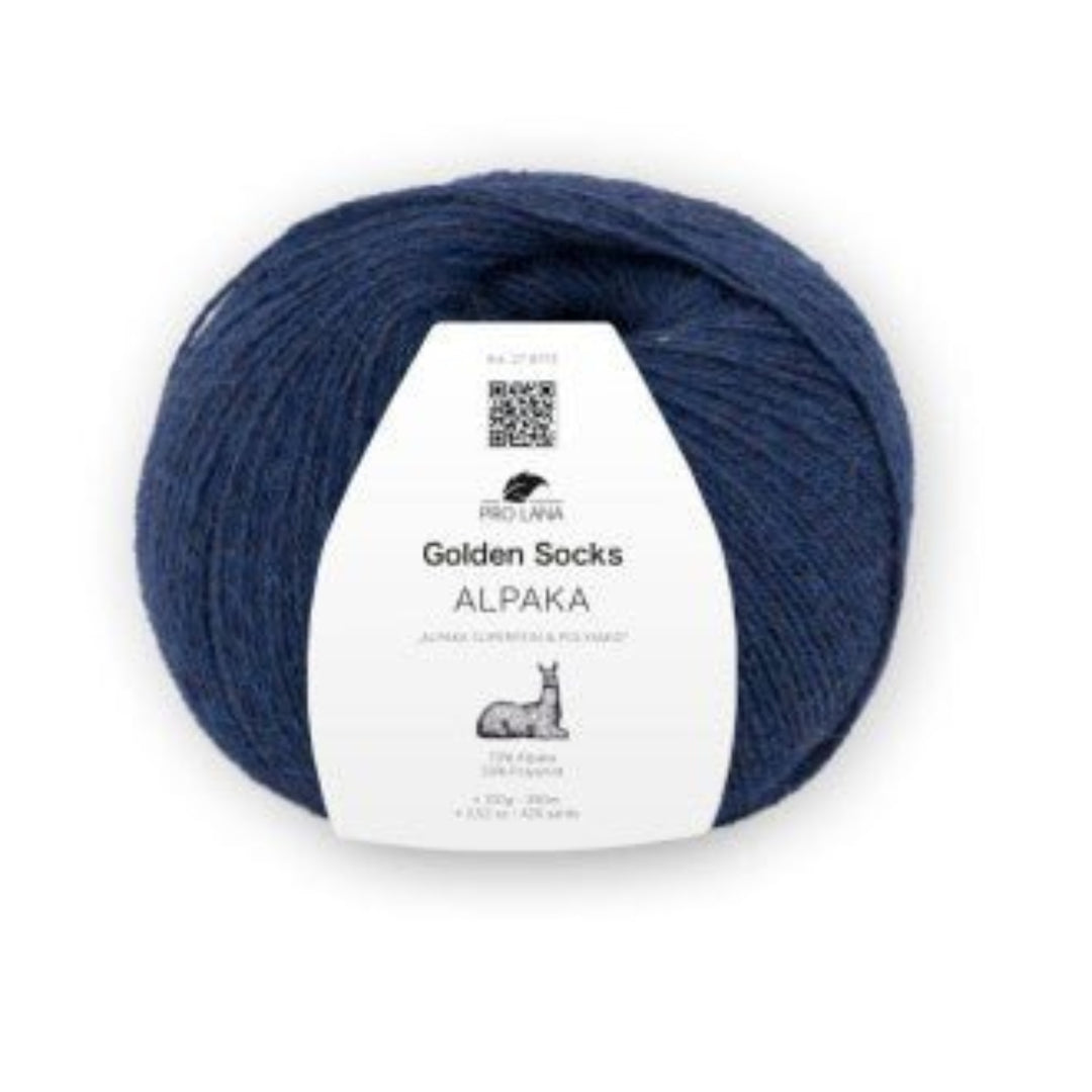 Golden Socks Alpaka Sockenwolle von Pro Lana – 70% Alpaka, 390m - BaryWoll