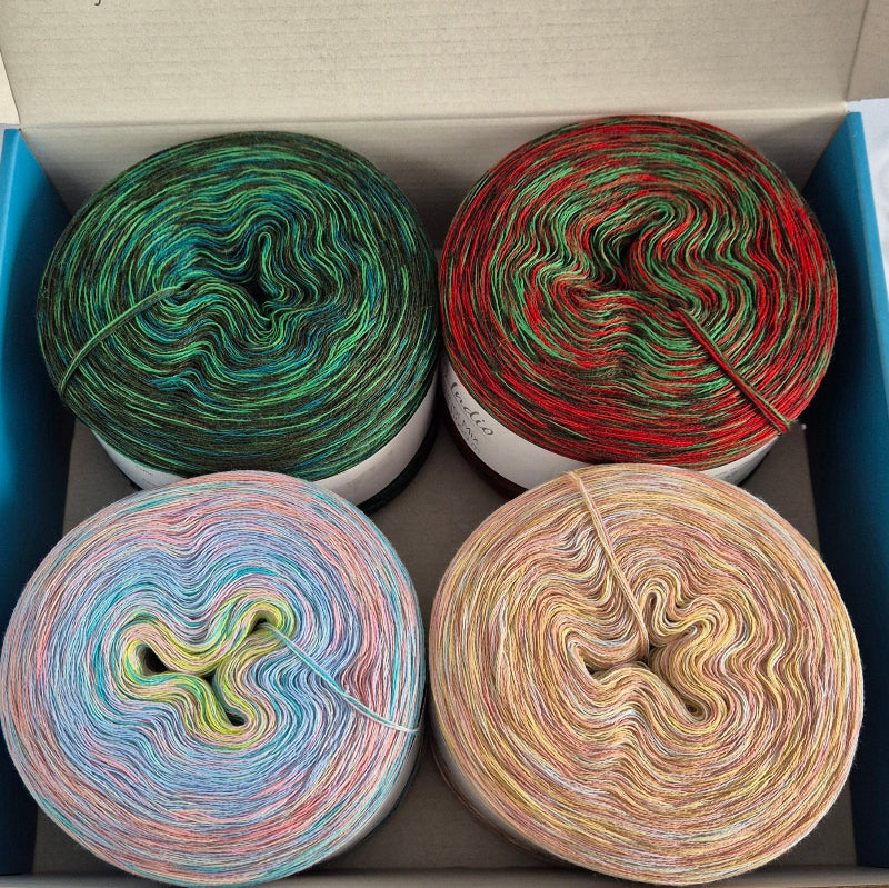 Wollbox 53 – Exklusive Garne für Strickprojekte - BaryWoll