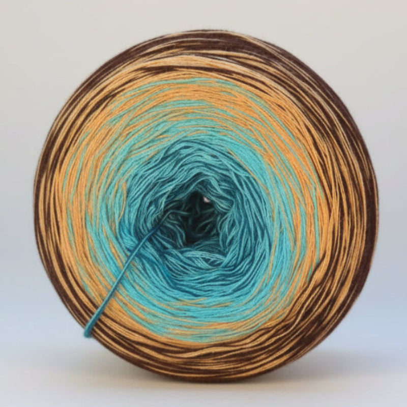 Barywoll Farbverlaufsgarn Bobbel "Creative Ombré" Farbe 423 - BaryWoll