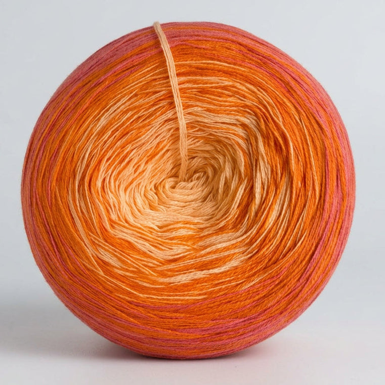 BaryWoll Farbverlaufsgarn Bobbel "Soft Ombré" Farbe 322 - BaryWoll