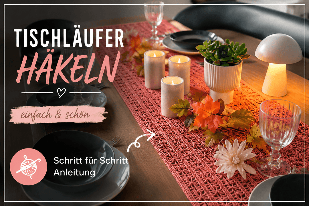 Häkelanleitung Tischläufer „Autumn Glow“ – Tischläufer häkeln | PDF-Anleitung - BaryWoll
