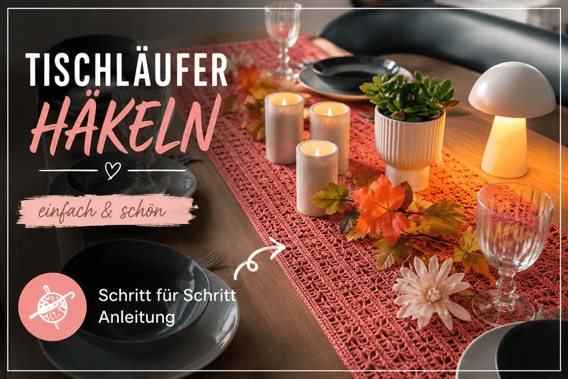 Häkelanleitung Tischläufer „Autumn Glow“ – Tischläufer häkeln | PDF-Anleitung - BaryWoll