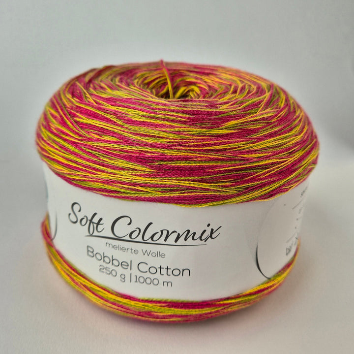Melierte Bobbel Wolle Soft Colormix 236 - BaryWoll