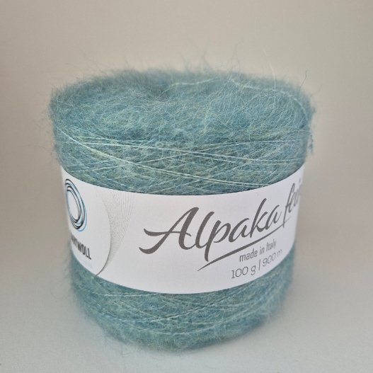 Alpaka Fein von BaryWoll - Farbe 14 Aqua - 100g - BaryWoll