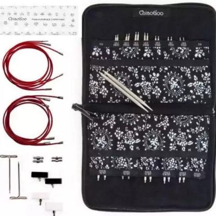 ChiaoGoo Nadelset TWIST RED LACE Complete - BaryWoll