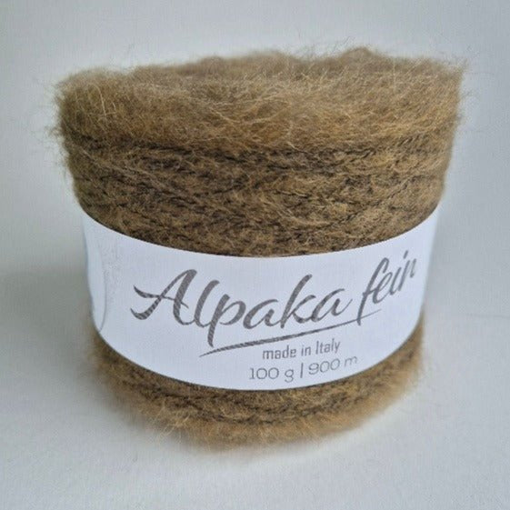 Alpaka Fein von BaryWoll - Farbe 22 Khaki - 100g - BaryWoll