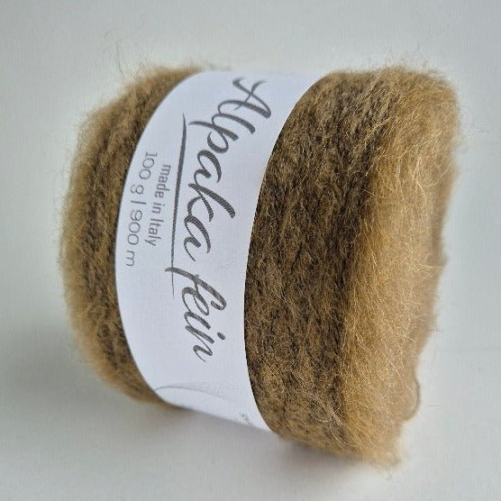 Alpaka Fein von BaryWoll - Farbe 22 Khaki - 100g - BaryWoll