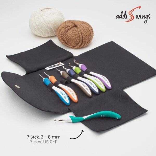 addi - Swing Häkelnadel Set Etui - BaryWoll
